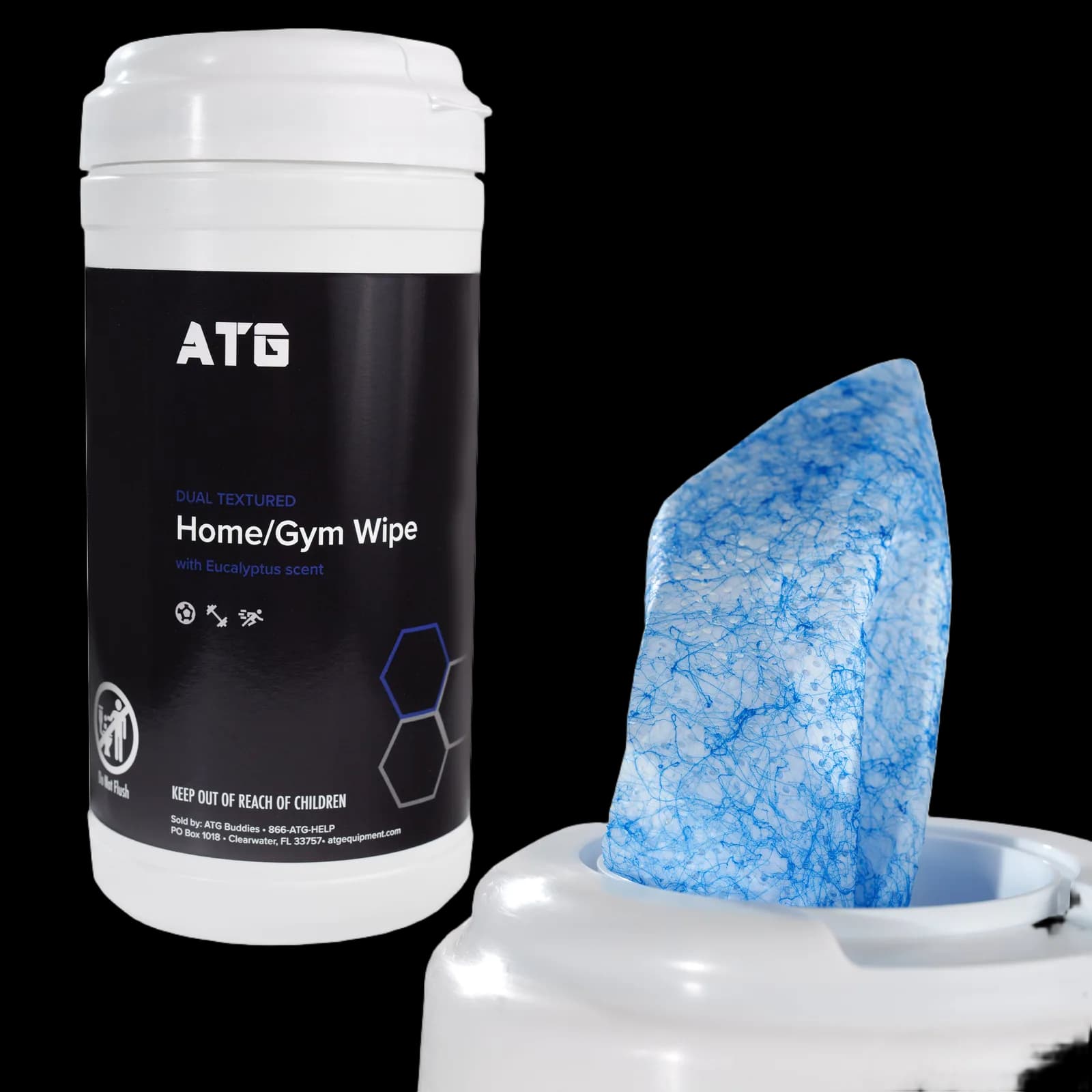 ATG USA Home/Gym Wipes - Dual Textured