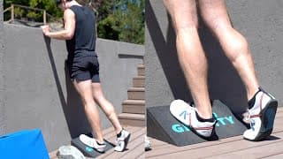 KNEE ABILITY ZERO MOBILITY & UPPER BODY Step 1: Calf Stretch