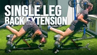 Single Leg Back Extension UPDATE