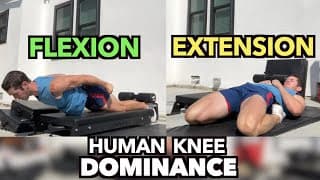 3 Levels of Human Knee Flexion And Extension Superset aka Nordic And Reverse Nordic