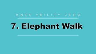 Knee Ability Zero: Step 7: Elephant Walk