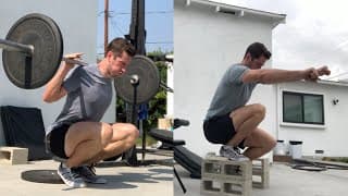 Heel-Elevated Single-Leg Squat