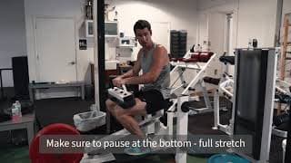 Seated or KOT Calf Raise Form