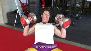 ATG-style Incline Dumbbell Press Form