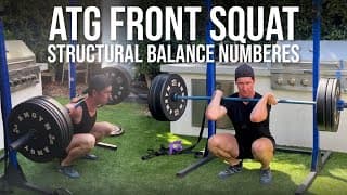 ATG Front Squat Structural Balance Numbers