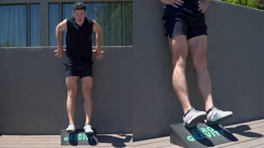 ZERO GRAVITY Step 1: Slant Tibialis Raise or Single-Leg Tibialis Raise